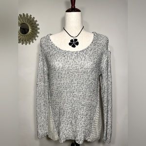 Nordstrom RDI Sweater, Size - Small Petite, Color - Tan and Black